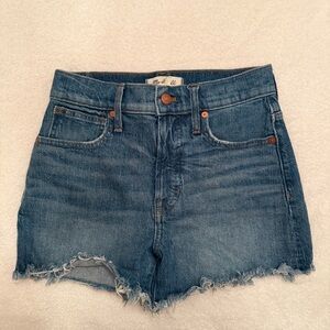 Madewell Classic Blue Denim Shorts